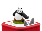 Kung Fu Panda Tonie on a Red Toniebox