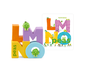 LMNO Peas Tonie with a branded content card