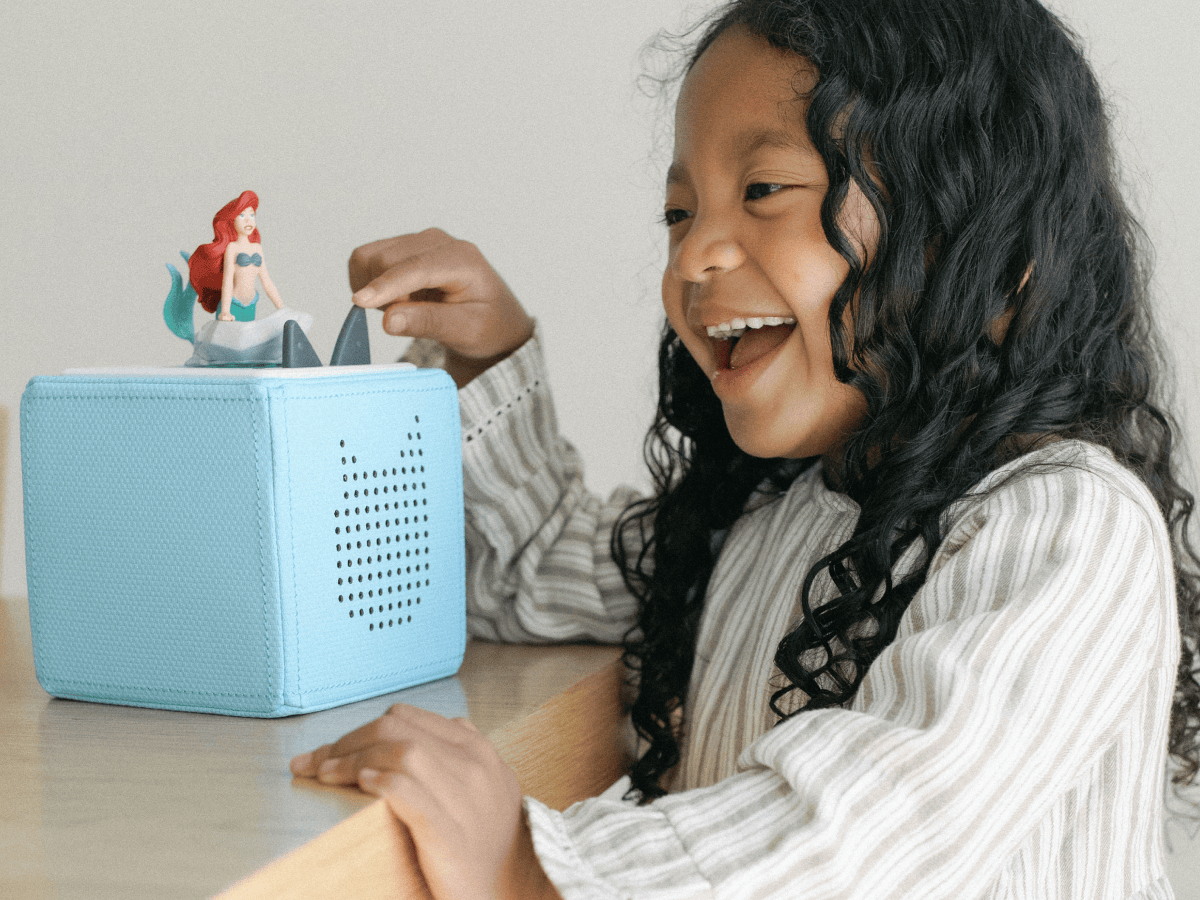 Child Playing With Disney The Little Mermaid Tonie