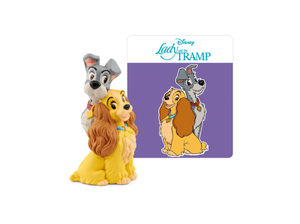 Disney Lady and the Tramp Tonie with a branded content card