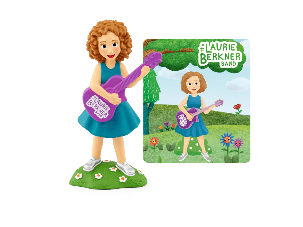 Laurie Berkner 2 Tonie with a branded content card