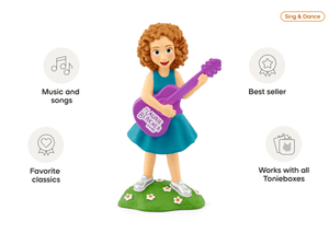 Laurie Berkner 2 audio figurine, inspiring audio journeys and imaginative play