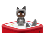 LeVar Burton Tonie on a red Toniebox 2 ready to play audio stories and songs