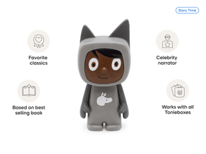 LeVar Burton Tonie audio figurine, inspiring audio journeys and imaginative play