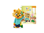 Leo's Day Routines Tonie with a branded content card