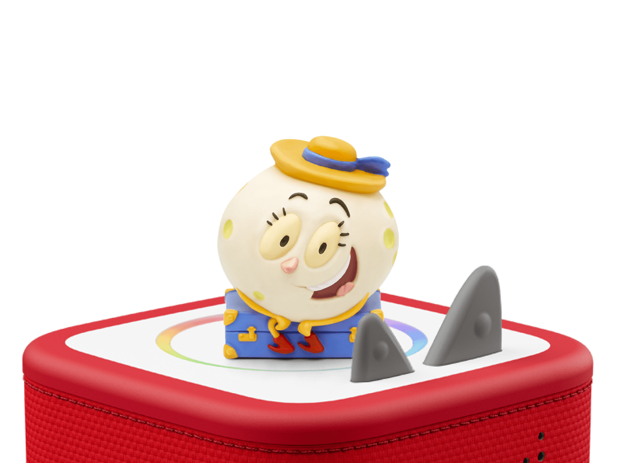 Let's Go Luna Tonie on a Red Toniebox