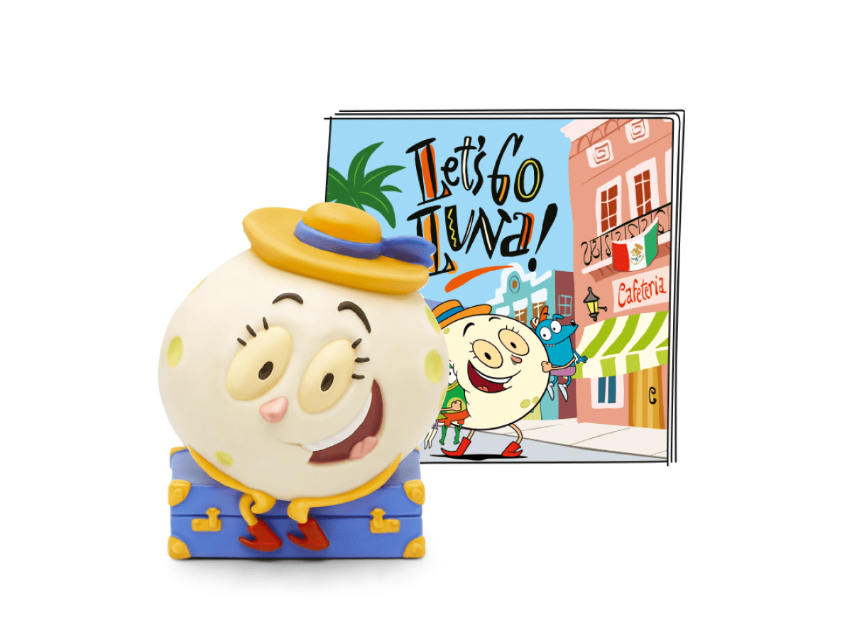 Let's Go Luna Tonie with a branded content card