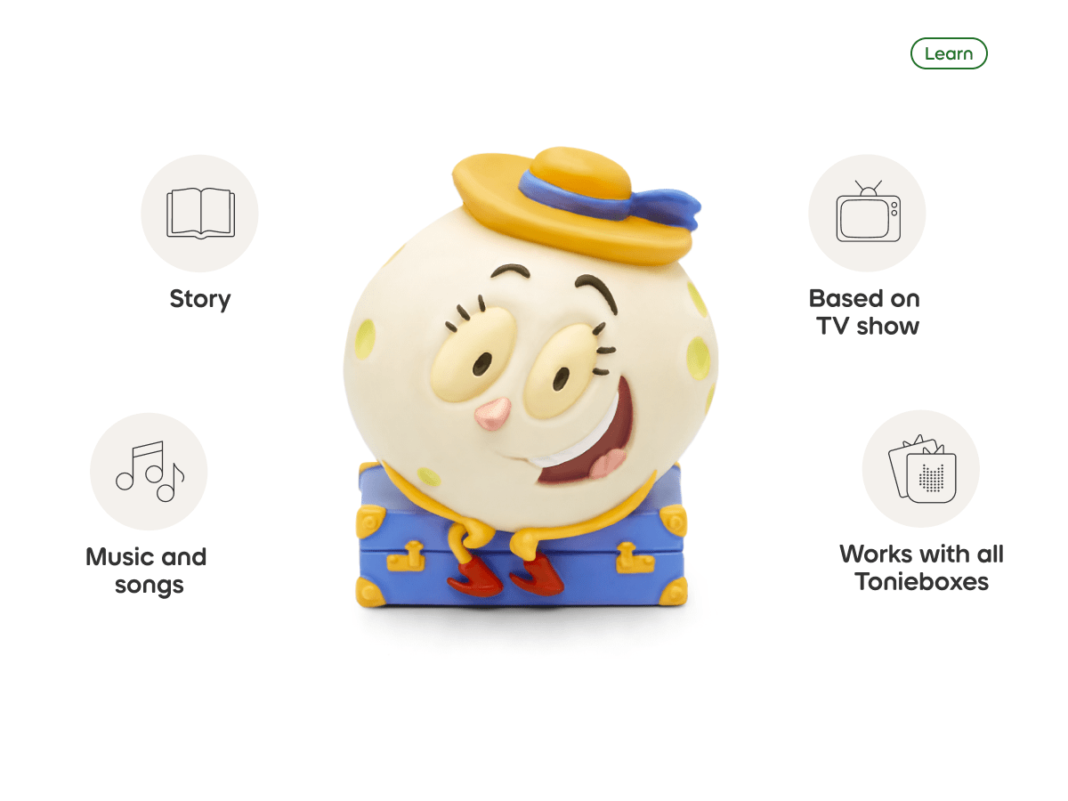 Let's Go Luna Tonie audio figurine, inspiring audio journeys and imaginative play