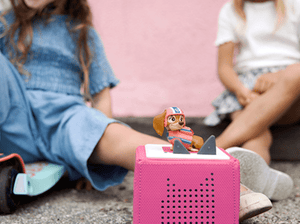 Child Playing With Paw Patrol: Liberty Tonie