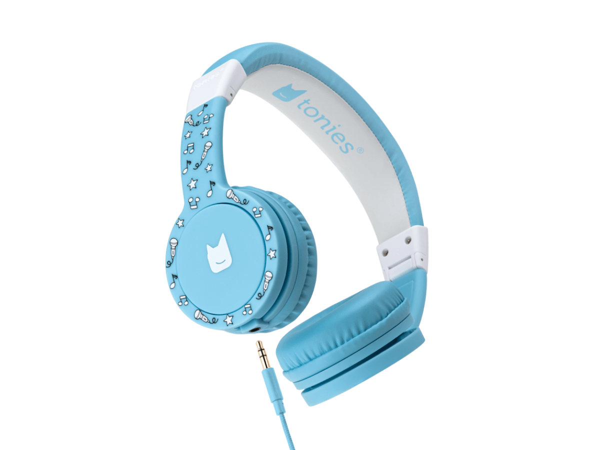 tonies® blue wired headphones for kids