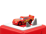 Disney & Pixar Cars: Lightning McQueen Tonie on a red Toniebox