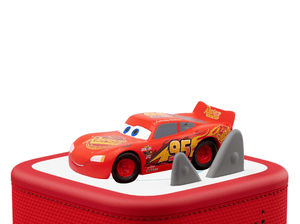 Disney & Pixar Cars: Lightning McQueen Tonie on a Red Toniebox