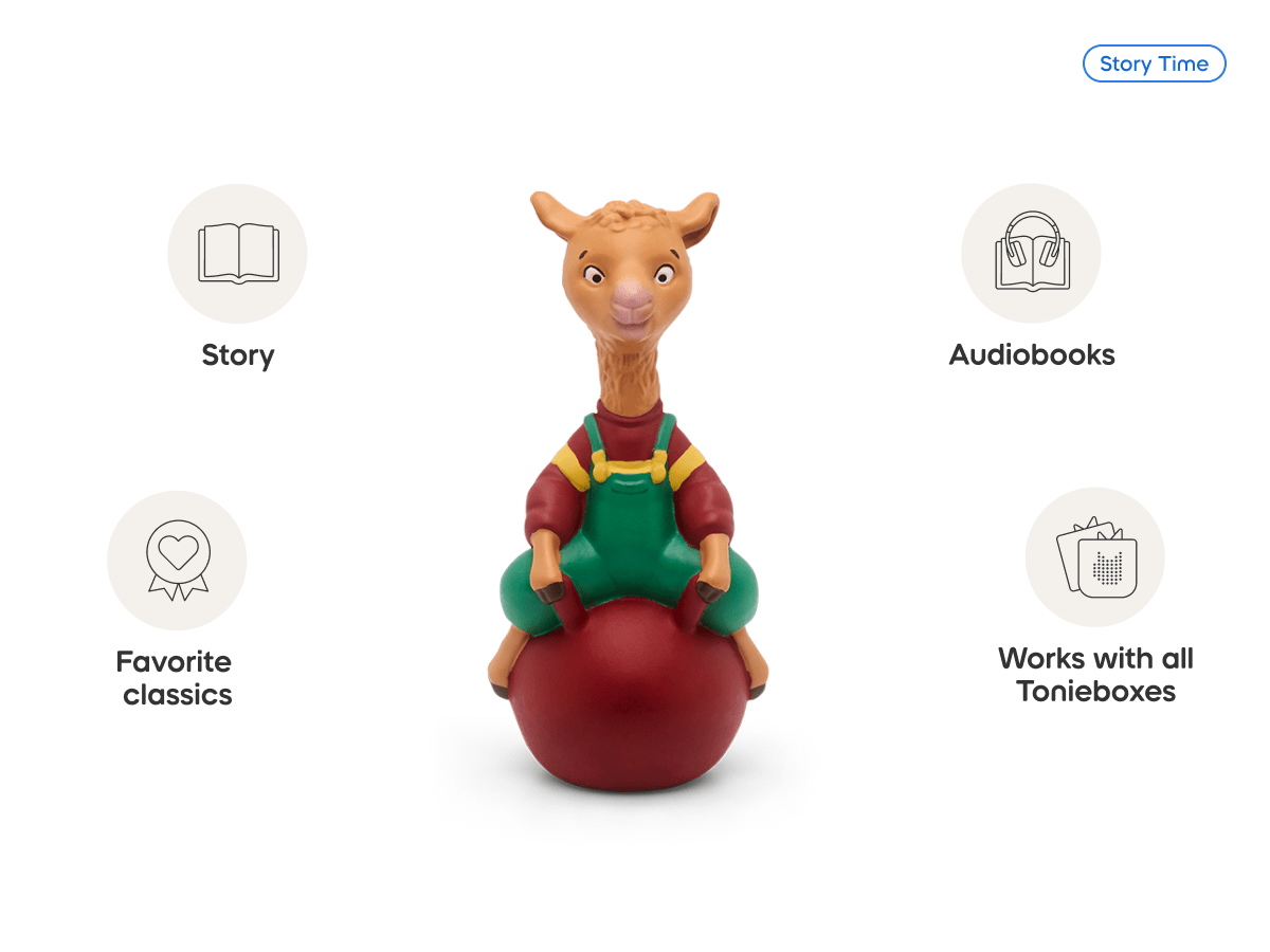 Llama Llama Tonie audio figurine, inspiring audio journeys and imaginative play