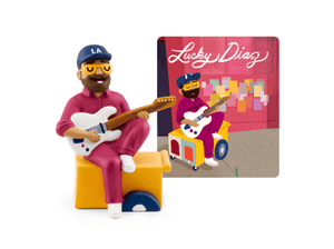 Lucky Diaz  audio figurine with content illustration