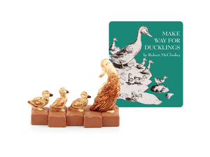 Make Way for Ducklings Tonie with a branded content card