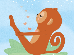 Mindfulness Movement with Marty the Monkey Tonie | Illustration