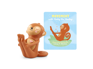 Mindfulness Movement with Marty the Monkey Tonie audio figurine with content illustration