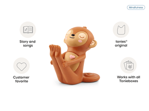 Mindfulness Movement with Marty the Monkey Tonie audio figurine, inspiring audio journeys and imaginative play