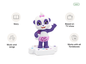 Word Party Presents Math! Tonie audio figurine, inspiring audio journeys and imaginative play