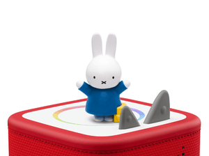 Miffy Tonie on a Red Toniebox