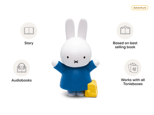 Miffy Tonie audio figurine, inspiring audio journeys and imaginative play