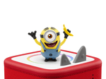 Despicable Me Minion Tonie on a Red Toniebox