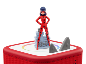 Miraculous: Tales of Ladybug & Cat Noir Tonie on a Red Toniebox