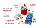 Toniebox 2 Play Sets include Toniebox 2, Tonie, Tonieplay Controller, and Tonieplay Disc