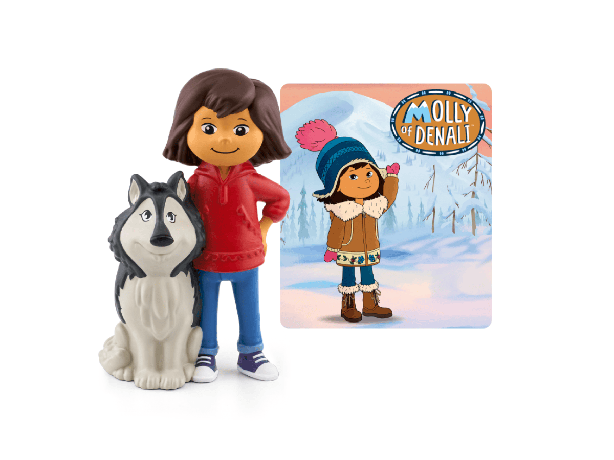 Molly of Denali Tonie audio figurine with content illustration