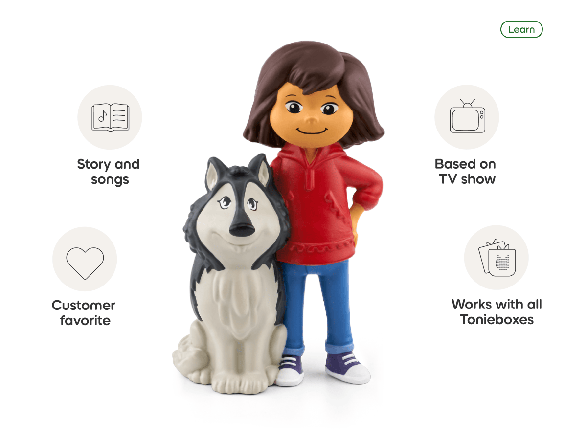Molly of denali Tonie audio figurine from the learn category, inspiring audio journeys and imaginative play