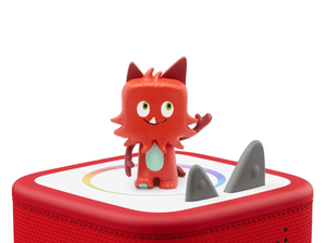 Monster Creative-Tonie on a Red Toniebox