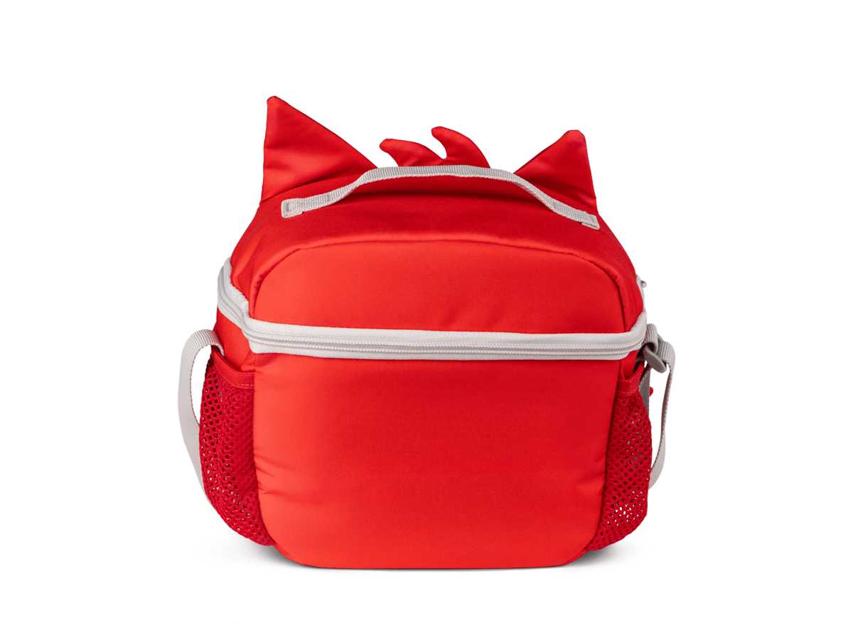 Custodia Da Viaggio Per Toniebox E Personaggi - Borsa Rossa Con Procione Grigio - Capiente E Sicura Per Fino A 10 Figure