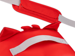 close up of strap and features of Toniebox Character Bag - Monster