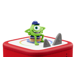 Monsters University on a red Toniebox 2 ready to play audio stories and songs