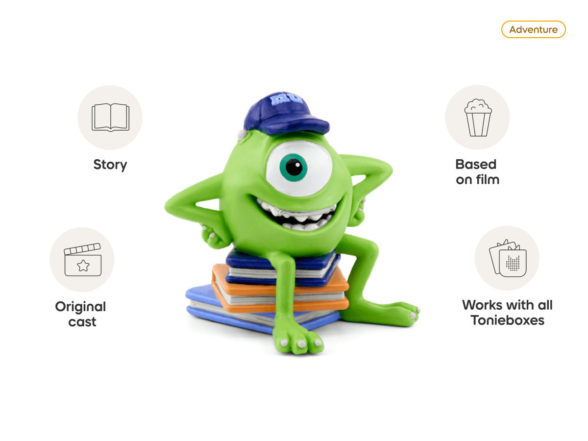 Monsters University audio figurine, inspiring audio journeys and imaginative play