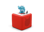 Full view of a Disney & Pixar Monsters, Inc. Tonie on a red Toniebox