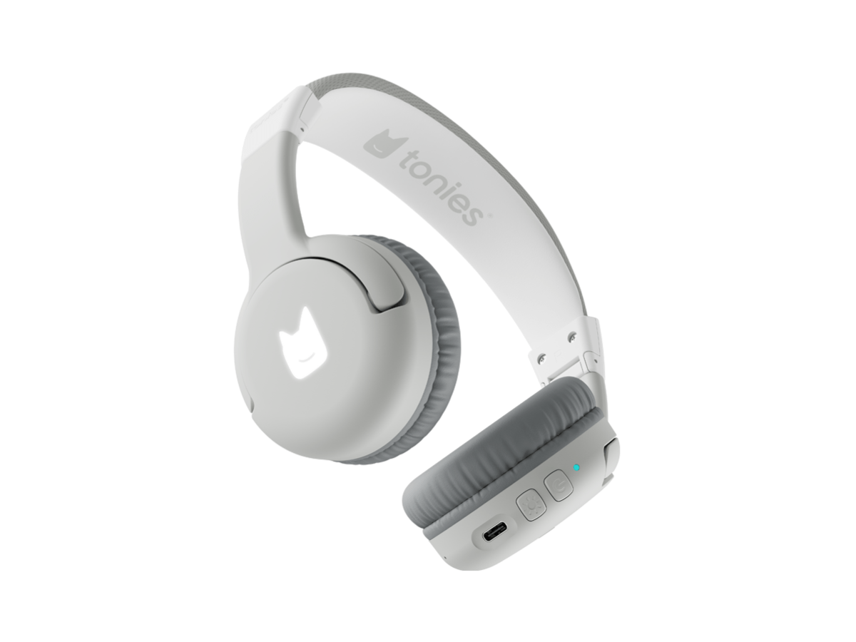Moon Gray bluetooth headphones for kids