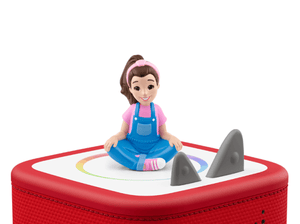 Ms. Rachel Tonie on a Red Toniebox