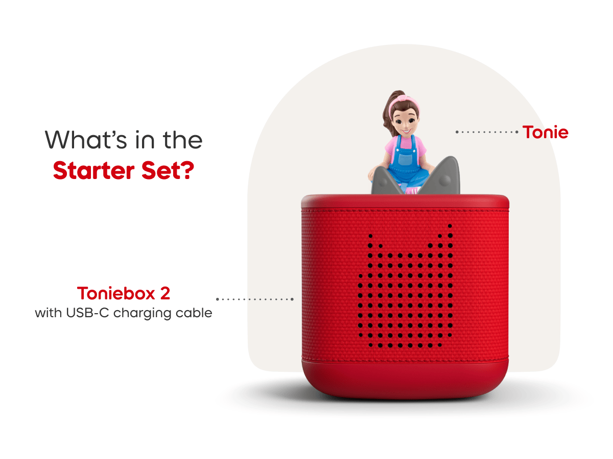 Toniebox 2 Starter Set with Ms. Rachel Tonie included components