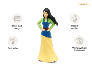 Disney Mulan Tonie audio figurine, inspiring audio journeys and imaginative play