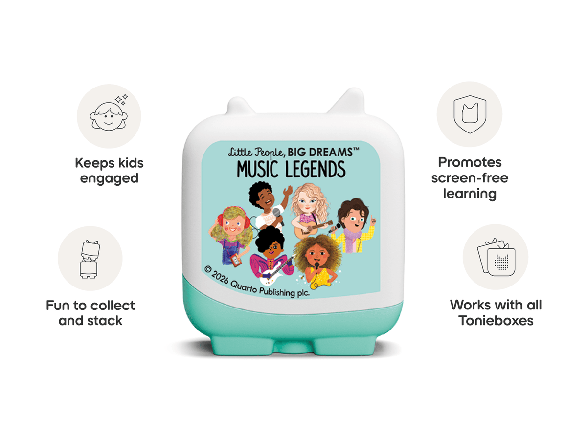 Little People Big Dreams - Music Legends Pocket Tonie audio figurine from the learning category, inspiring audio journeys and imaginative play