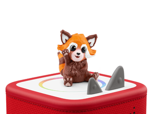 Conservation Crew: Nina the Red Panda Tonie on a Red Toniebox