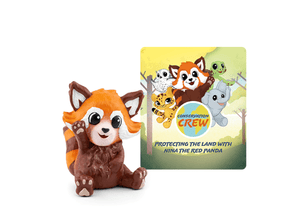 Conservation Crew: Nina the Red Panda Tonie with a branded content card