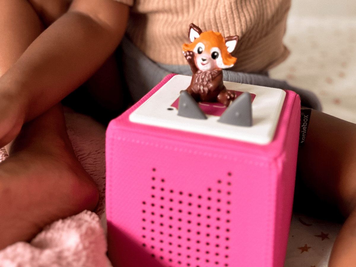 Child Playing With Conservation Crew: Nina The Red Panda Tonie