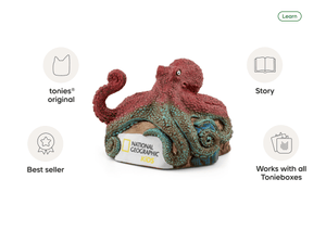 Octopus audio figurine, inspiring audio journeys and imaginative play