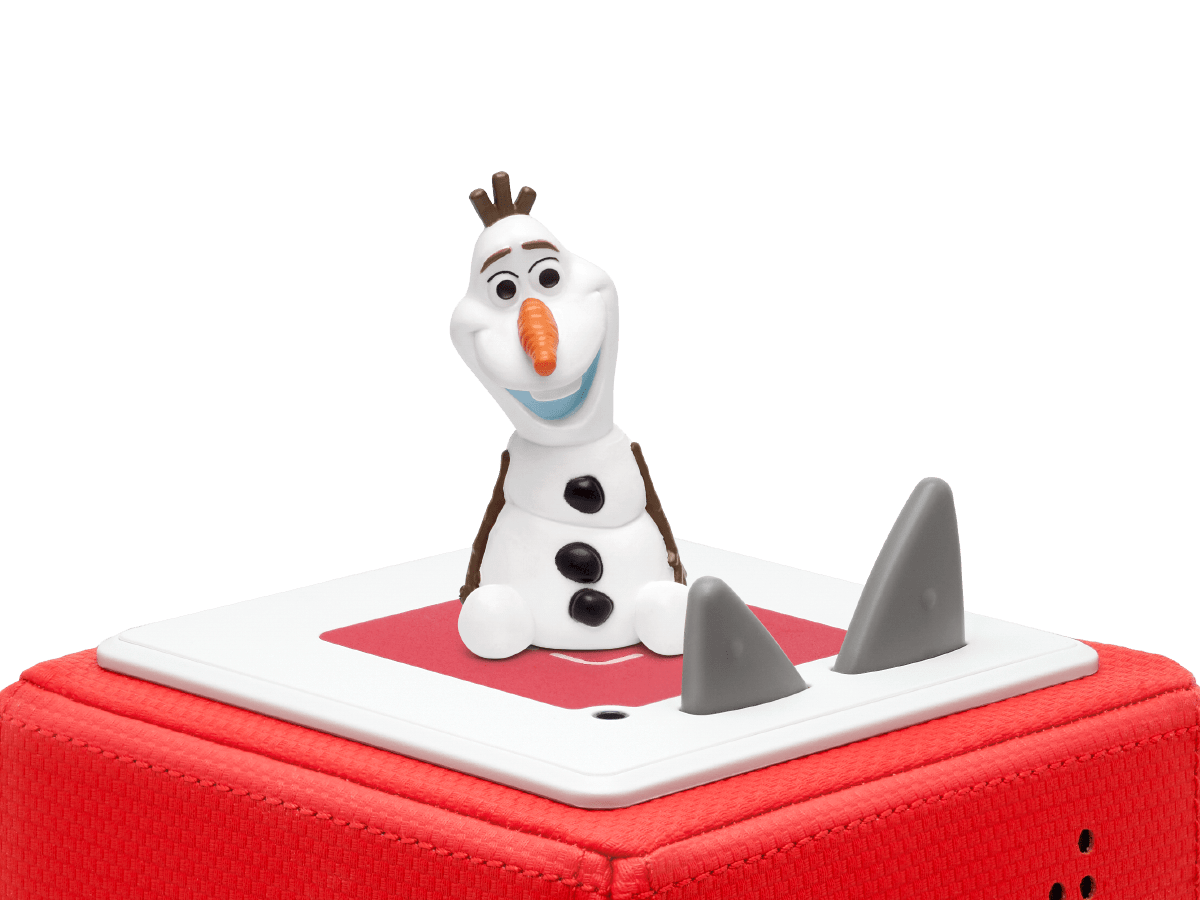 Disney Frozen: Olaf Tonie on a red Toniebox