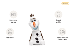 Disney Frozen Olaf Tonie audio figurine, inspiring audio journeys and imaginative play