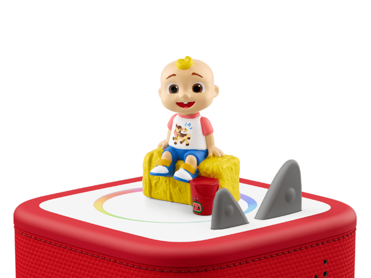 CoComelon: Outdoor Adventures with JJ Tonie on a Red Toniebox
