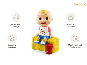 CoComelon Outdoor Adventures with JJ Tonie audio figurine, inspiring audio journeys and imaginative play