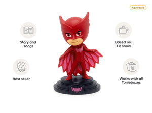PJ Masks Owlette Tonie audio figurine, inspiring audio journeys and imaginative play